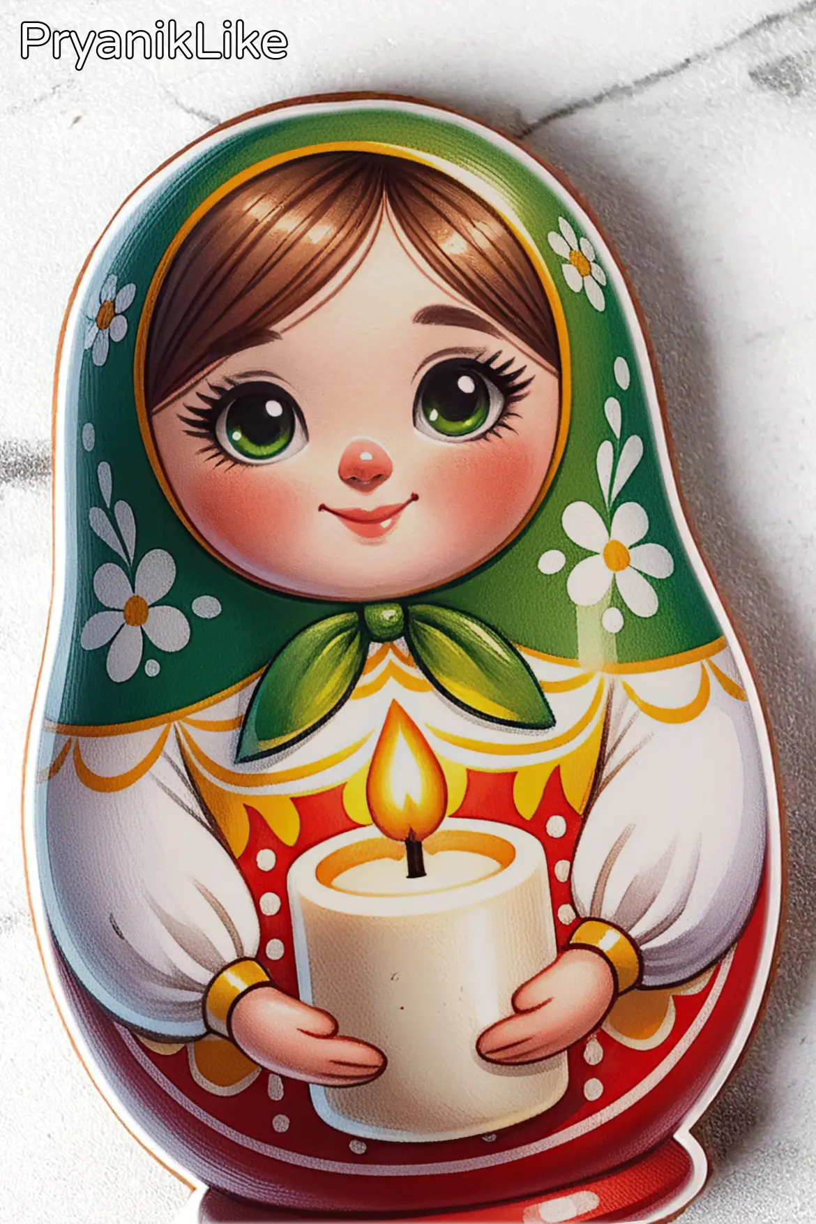 Пряник матрешка (ооооочень много)